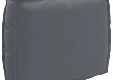 Perna pentru spate Antracit 50x40x12 cm din material Oxford - 1/5