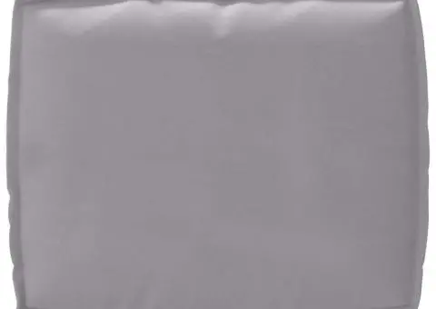 Pernă pentru spătar Gri 50x40x12 cm din țesătură Oxford - 5/5