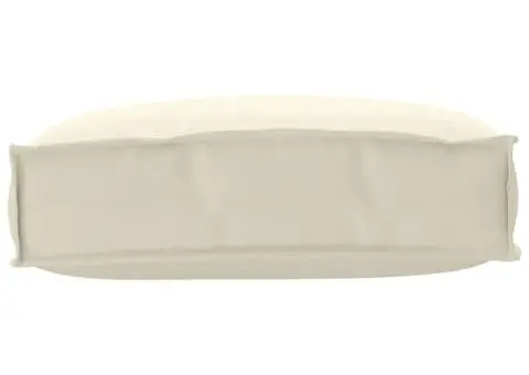 Pernă pentru spătar crema, 50 x 40 x 12 cm, din țesătură Oxford - 3/5