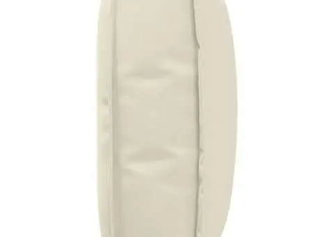 Pernă pentru spătar crema, 50 x 40 x 12 cm, din țesătură Oxford - 4/5