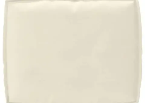 Pernă pentru spătar crema, 50 x 40 x 12 cm, din țesătură Oxford - 5/5