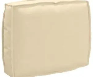 vidaXL Cojocul pentru spate Bej 50x40x12 cm din Textil Oxford