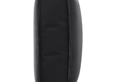 Pernă pentru spătar , Neagră, 50 x 40 x 12 cm, țesătură Oxford - 4/5