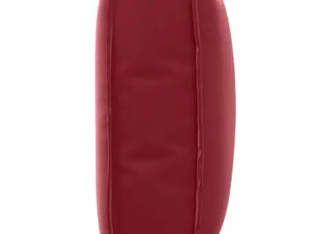 Cuscus pentru palet cu spătar roșu vin, 50 x 40 x 12 cm, fabricat din Oxford. - 4/5