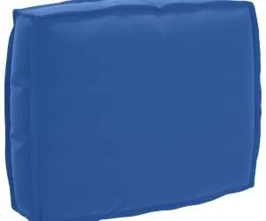 vidaXL Pernă pentru spate Royal Blue 50x40x12 cm din material Oxford
