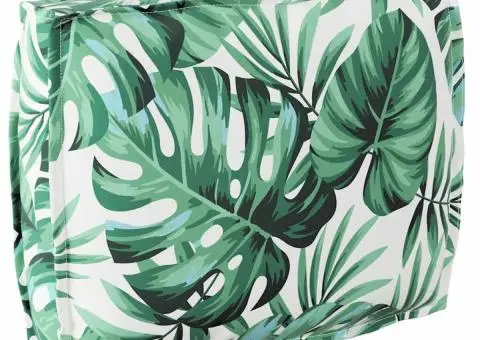 Perna de spate din palet cu model de frunză, 50 x 40 x 12 cm, din material Oxford - 1/5