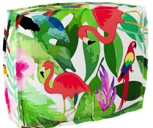 vidaXL Perna pentru spătar Tropical Jungle 50x40x12 cm, din material Oxford