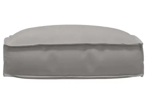 Cojoc de Palet pentru Scaun Gri 50x50x12 cm, Țesătură Oxford - 3/5