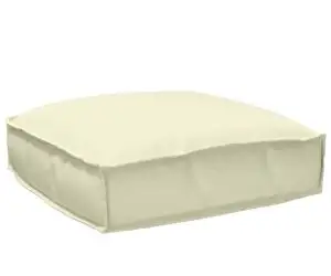 vidaXL Pernă pentru șezlong crem 50 x 50 x 12 cm, din țesătură Oxford.