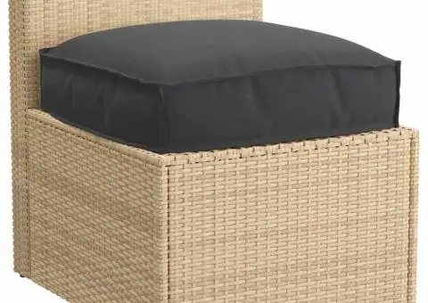 Pernă pentru Palete Negru, pentru șezut, 50x50x12 cm, din țesătură Oxford. - 2/5