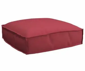 Perna pentru șezut Roșie Vin 50x50x12 cm din material Oxford.