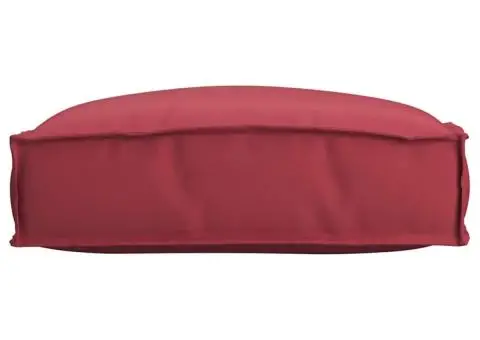 Perna pentru șezut Roșie Vin 50x50x12 cm din material Oxford. - 2/5