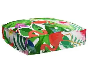 vidaXL Cojoc de Palet pentru Scaun Tropical Jungle 50x50x12 cm, realizat din pânză Oxford.