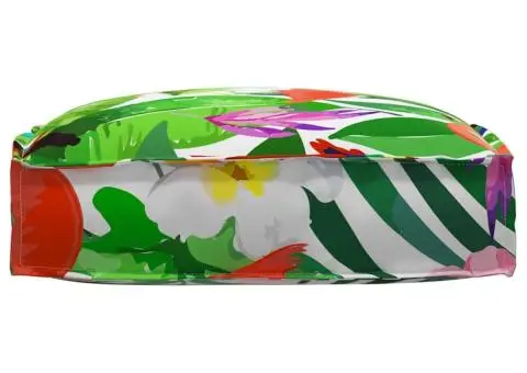 Cojoc de Palet pentru Scaun Tropical Jungle 50x50x12 cm, realizat din pânză Oxford. - 3/5