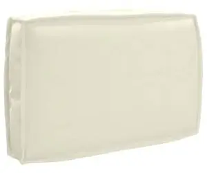 Perna pentru spate Crem 60x40x12 cm Fabric Oxford