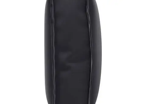 Pernă pentru palete de spate, neagră, 60 x 40 x 12 cm, din textil Oxford. - 4/5