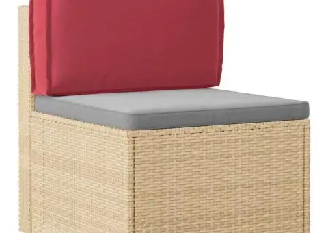 Căptușeală palet spătar roșu vin 60 x 40 x 12 cm, material Oxford. - 2/5