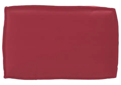 Căptușeală palet spătar roșu vin 60 x 40 x 12 cm, material Oxford. - 5/5