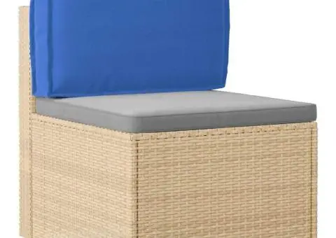 Cojoc de palet pentru spate, albastru regal, 60 x 40 x 12 cm, din material Oxford - 2/5