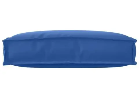 Cojoc de palet pentru spate, albastru regal, 60 x 40 x 12 cm, din material Oxford - 3/5