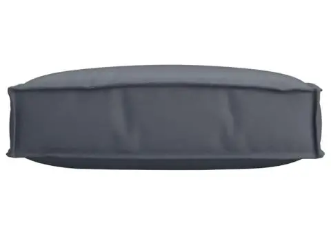 Pernă pentru palet pentru șezut Antracit 60 x 60 x 12 cm, fabricată din Oxford. - 3/5