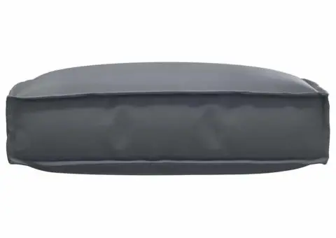 Pernă pentru palet pentru șezut Antracit 60 x 60 x 12 cm, fabricată din Oxford. - 4/5