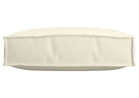 Perna pentru paletă, crem, 60 x 60 x 12 cm, țesătură Oxford. - 2/5