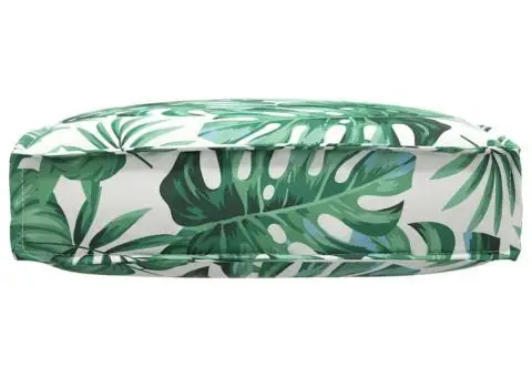 Pătură de Pallet pentru Scaun cu Model de Frunze, 60x60x12 cm, Fabrică Oxford. - 3/5