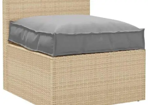 Cojoc de palet pentru șezlong gri 70x70x12 cm, material Oxford - 2/5