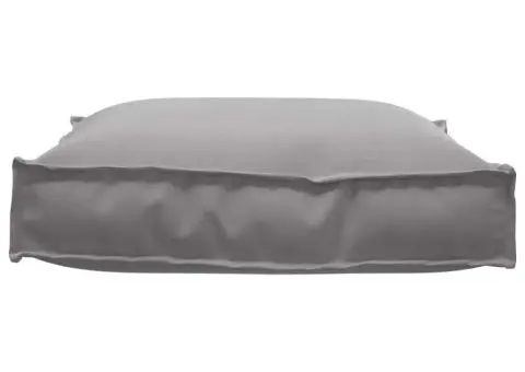 Cojoc de palet pentru șezlong gri 70x70x12 cm, material Oxford - 4/5