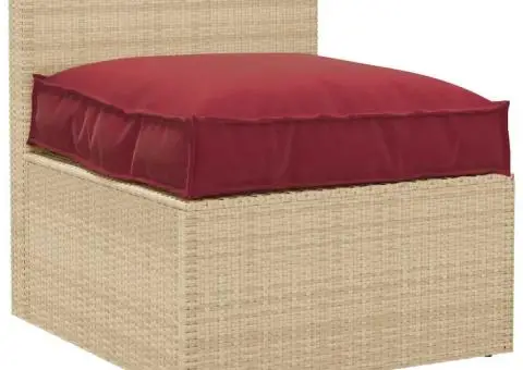 Cojoc pentru palet, vin roșu, 70 x 70 x 12 cm, țesătură Oxford. - 2/5