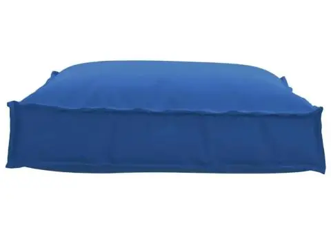 Pătură pentru palet pentru șezut, Albastru Royal, 70x70x12 cm. Material Oxford. - 3/5