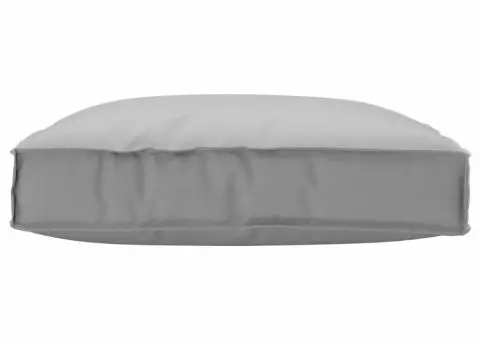 Pernă de șezut pentru palet, gri, 80x80x12 cm, din material Oxford - 2/5