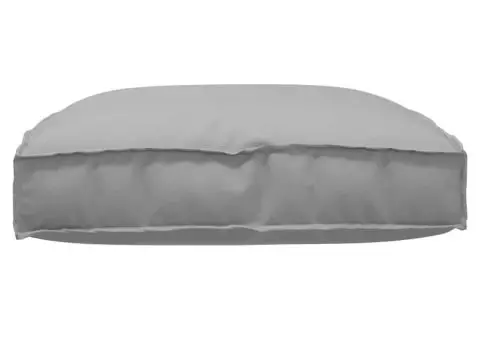 Pernă de șezut pentru palet, gri, 80x80x12 cm, din material Oxford - 3/5