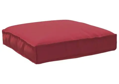 Perna pentru palet roșie vin pentru scaun (80x80x12 cm) din material Oxford. - 1/5