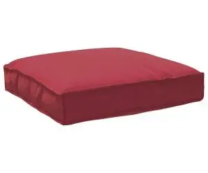 vidaXL Perna pentru palet roșie vin pentru scaun (80x80x12 cm) din material Oxford.