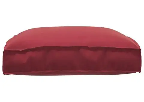 Perna pentru palet roșie vin pentru scaun (80x80x12 cm) din material Oxford. - 3/5