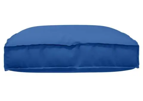 Culoar pentru palete pentru scaun, albastru regal, 80 x 80 x 12 cm, din material Oxford. - 3/5