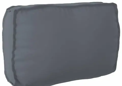 Perna de Palet pentru Spătar Antracit 70 x 40 x 12 cm - Țesătură Oxford - 1/5