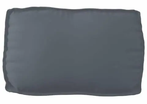 Perna de Palet pentru Spătar Antracit 70 x 40 x 12 cm - Țesătură Oxford - 4/5