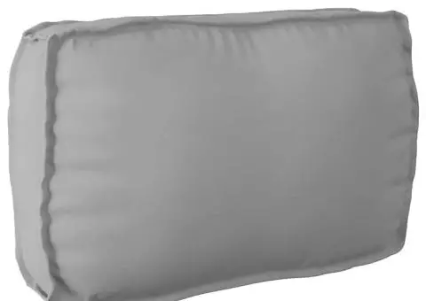 Pernă pentru paleți Gri 70 x 40 x 12 cm, pentru spate, din țesătură Oxford. - 1/5