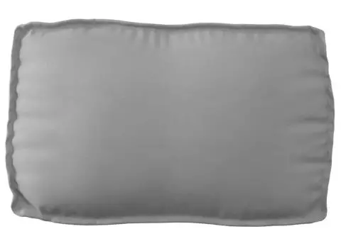 Pernă pentru paleți Gri 70 x 40 x 12 cm, pentru spate, din țesătură Oxford. - 4/5