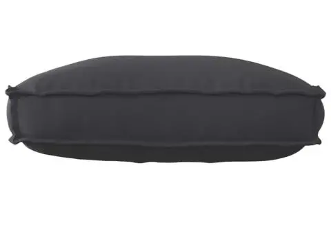 Perne pentru palete cu spătar negre 70x40x12 cm, din material Oxford. - 2/5