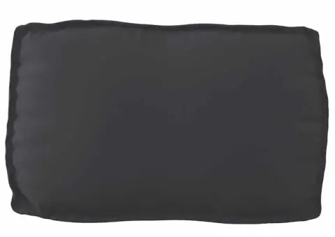 Perne pentru palete cu spătar negre 70x40x12 cm, din material Oxford. - 4/5