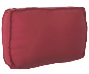 vidaXL Pernă pentru paleți pentru spătar Roșu Vin 70 x 40 x 12 cm, din țesătură Oxford.