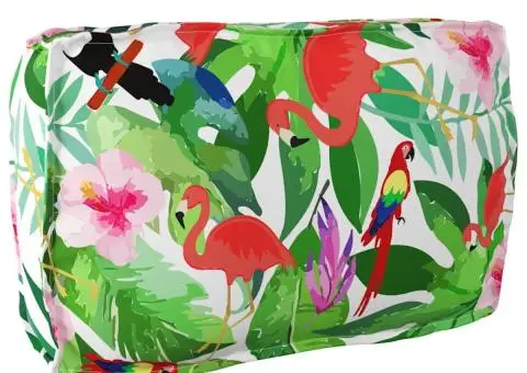 Perna pentru palet pentru spătar Jungla Tropicală 70 x 40 x 12 cm - din material Oxford - 1/5