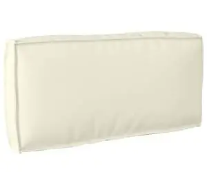 Cojoc pentru palet , pentru spătar, Crem, 80 x 40 x 12 cm, din material Oxford.