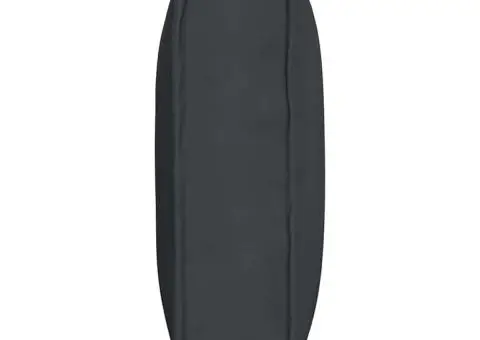 Pernă pentru spătar neagră 80x40x12 cm de la , fabricată din Oxford. - 3/5