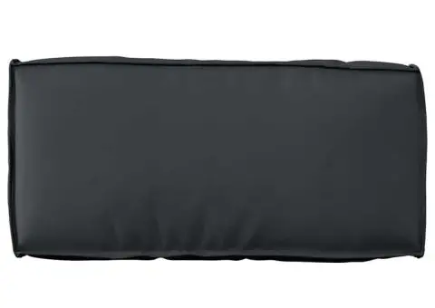 Pernă pentru spătar neagră 80x40x12 cm de la , fabricată din Oxford. - 4/5