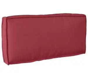 vidaXL Perna Pallet Roșie pentru Spătar 80 x 40 x 12 cm, din material Oxford